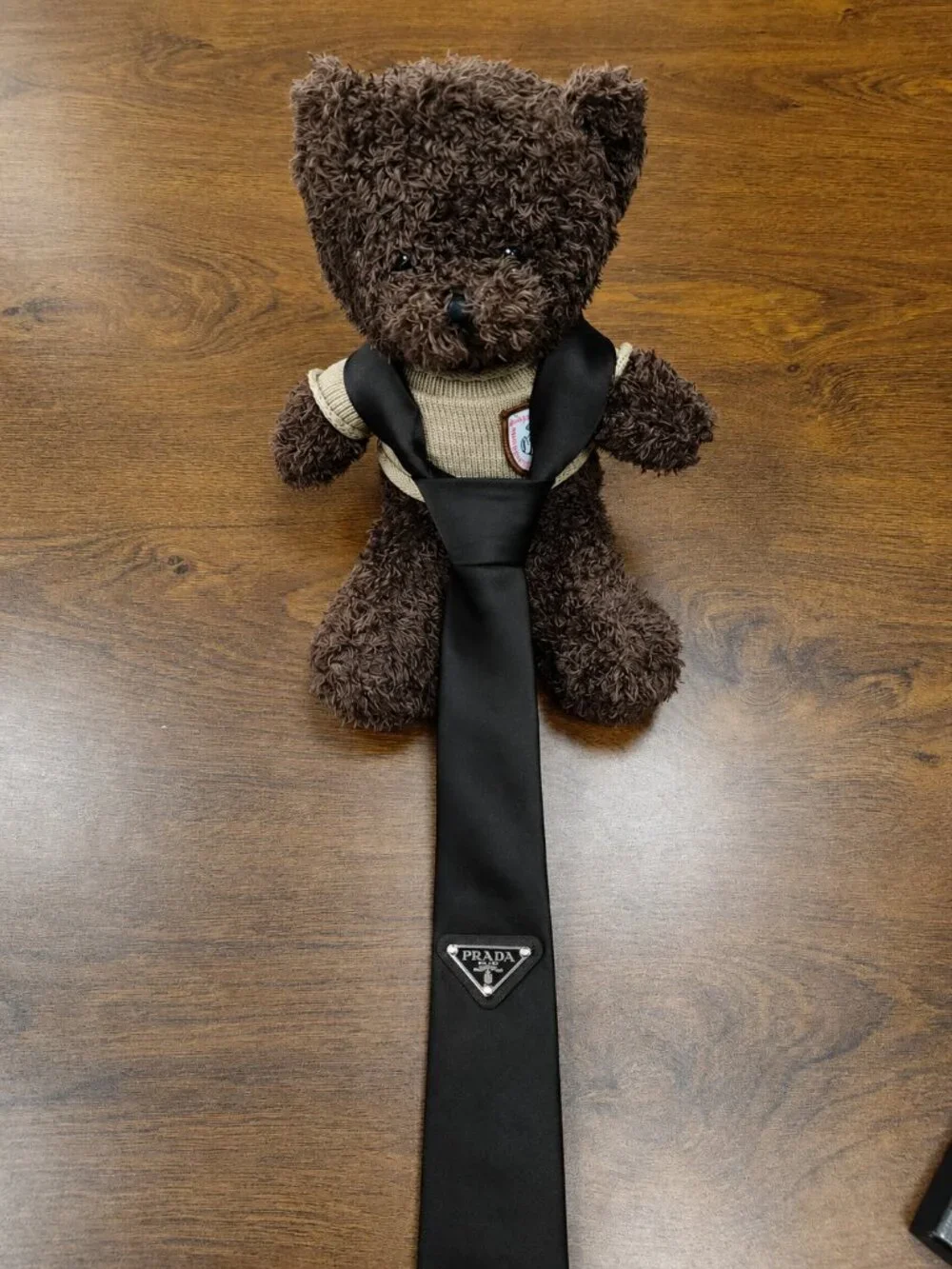 NWT Prada Unisex🖤Black Tie - Box Included😊